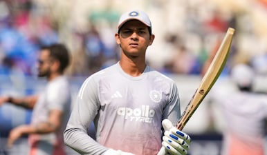 Yashasvi Jaiswal scored only 15 from 16 balls before being hospitalised. PTI