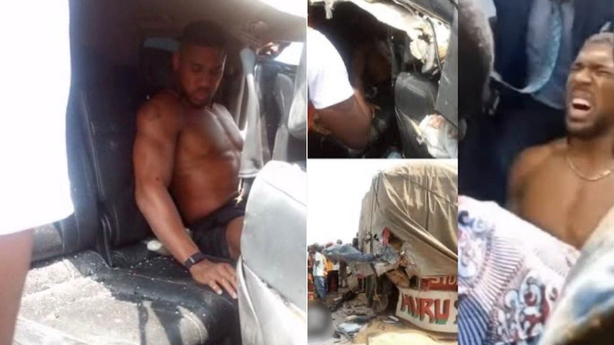 Anthony Joshua was reportedly involved in an accident in Nigeria. Image: X Anthony Joshua was reportedly involved in an accident in Nigeria. Image: X