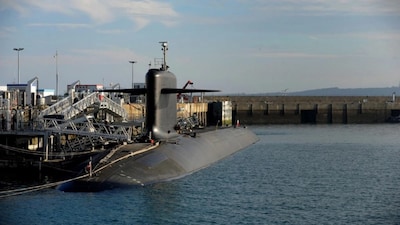 A nuclear submarine in Ile Longue, France. File Image /  AFP