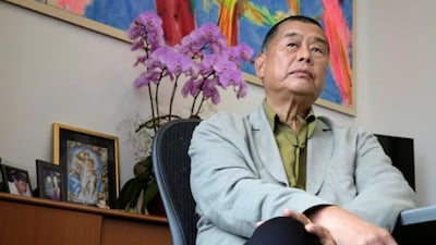 Hong Kong democracy activist Jimmy Lai. (File/Reuters)