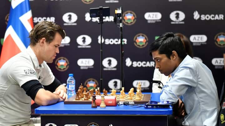 R Praggnanandhaa 'third favourite' to win Candidates, feels Magnus Carlsen