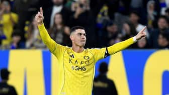Al Nassr's Cristiano Ronaldo is 43 goals away from 1000-goal milestone. Image: Reuters

