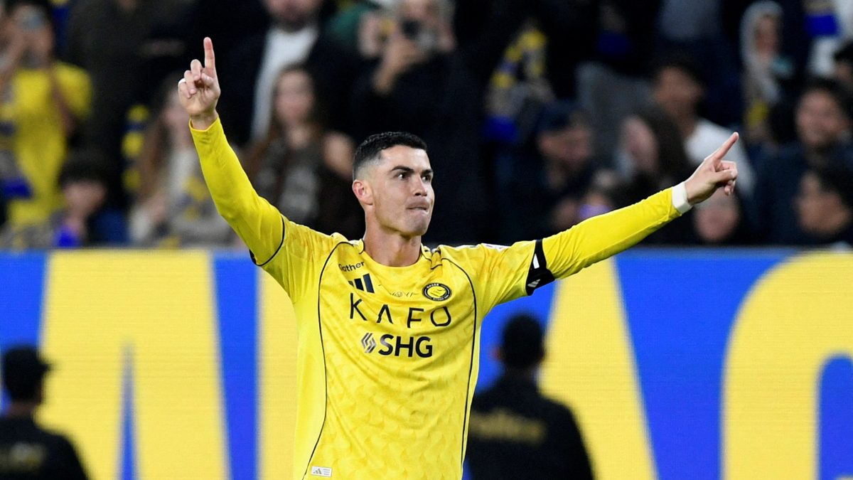 Al Nassr's Cristiano Ronaldo is 43 goals away from 1000-goal milestone. Image: Reuters
Al Nassr's Cristiano Ronaldo is 43 goals away from 1000-goal milestone. Image: Reuters