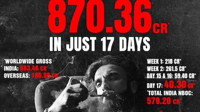 Dhurandhar Rages On: Ranveer-Akshaye Film Hits ₹870 Cr Worldwide, Breaks Records!