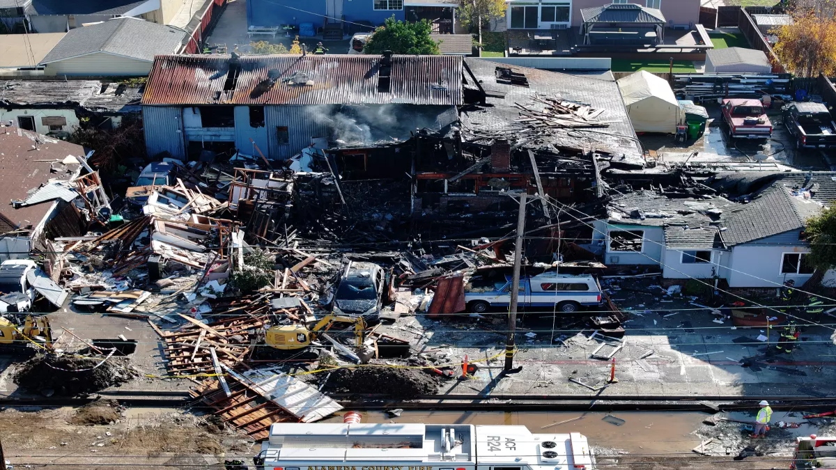 Watch: Large explosion in California, several homes destroyed after crew hits gas pipeline Watch: Large explosion in California, several homes destroyed after crew hits gas pipeline