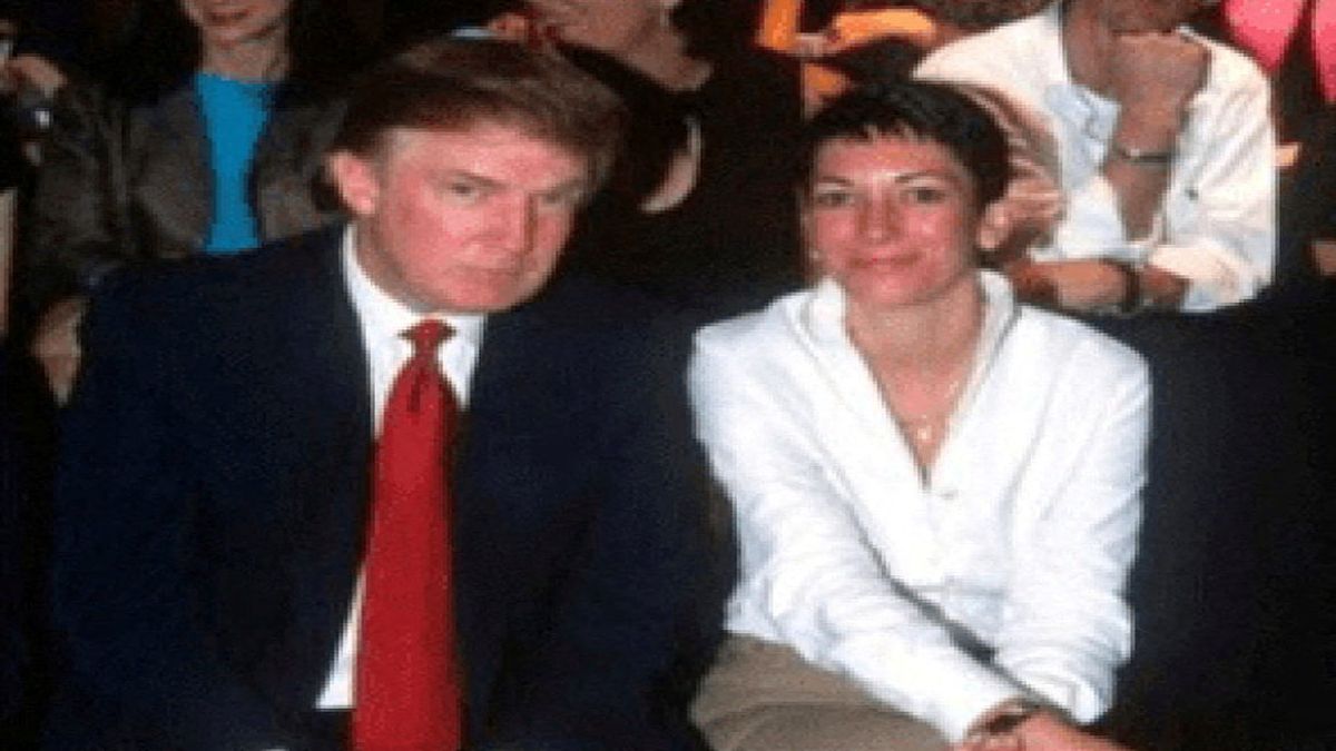 Ghislaine Maxwell and Donald Trump are shown in this image released by the Department of Justice as part of a new trove of documents from its investigations into the late financier and convicted sex offender Jeffrey Epstein. US Justice Department/Reuters Ghislaine Maxwell and Donald Trump are shown in this image released by the Department of Justice as part of a new trove of documents from its investigations into the late financier and convicted sex offender Jeffrey Epstein. US Justice Department/Reuters