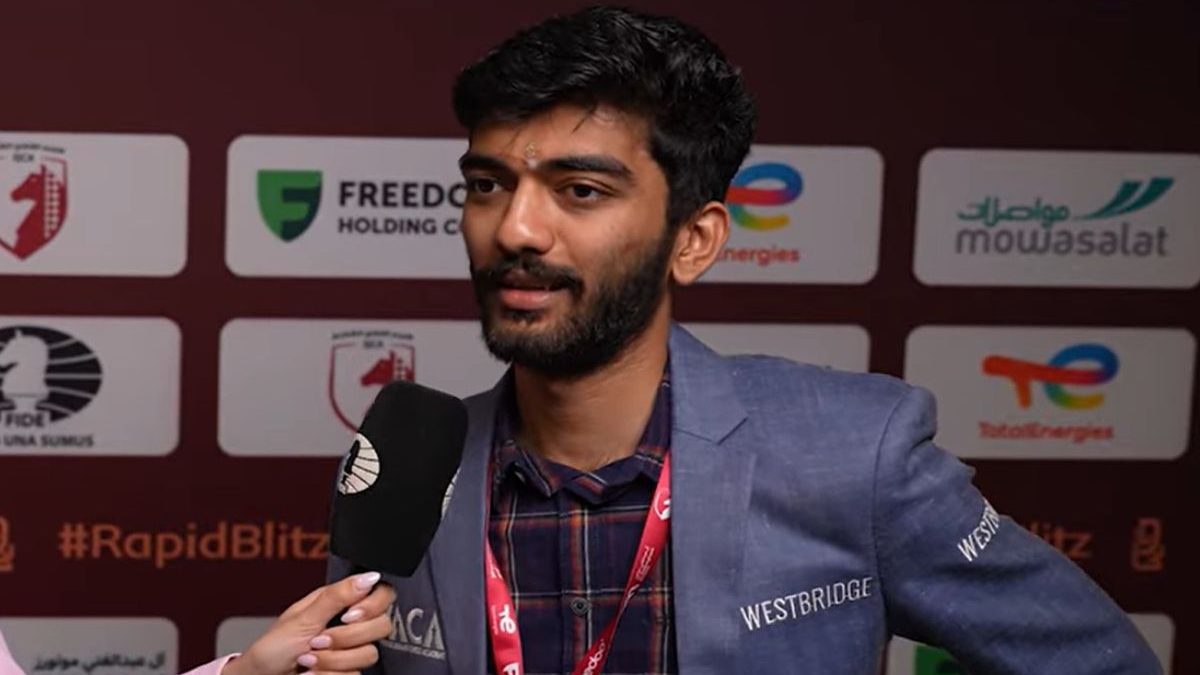 Gukesh's poor show carried into the World Blitz where he lost to a 12-year-old FM. Image: Gukesh's poor show carried into the World Blitz where he lost to a 12-year-old FM. Image: