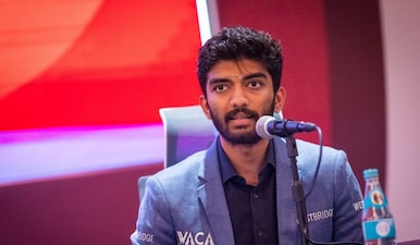 Reigning world champion D Gukesh started the FIDE World Rapid Championship with joint-lead on the opening day. X/FIDE