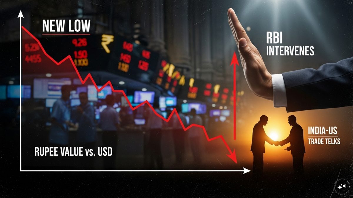 Rupee hits new low amid delayed India-US trade talks, RBI intervenes to avoid steeper fall Rupee hits new low amid delayed India-US trade talks, RBI intervenes to avoid steeper fall