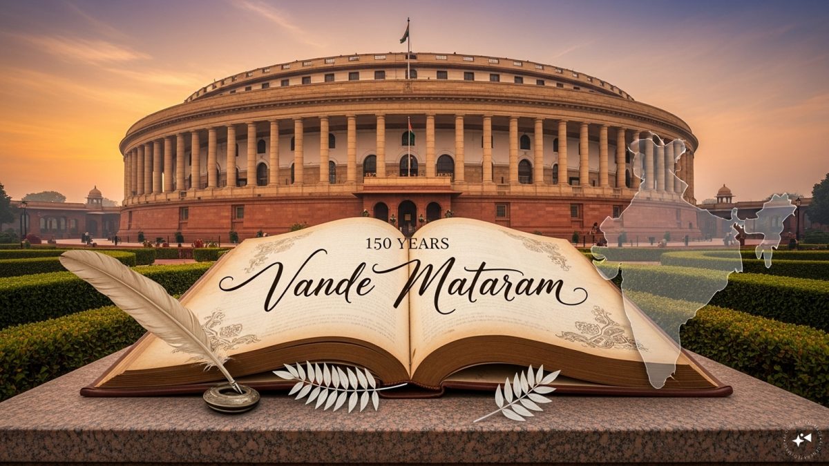 반데 마타람(Vande Mataram) 150년: 의회가 토론을 준비하면서 인도의 국가가 강조됩니다. 반데 마타람(Vande Mataram) 150년: 의회가 토론을 준비하면서 인도의 국가가 강조됩니다.