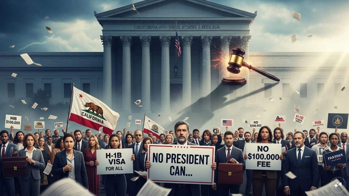 'No President can...': California and 19 US states sue to block Trump’s $100,000 H-1B visa fee