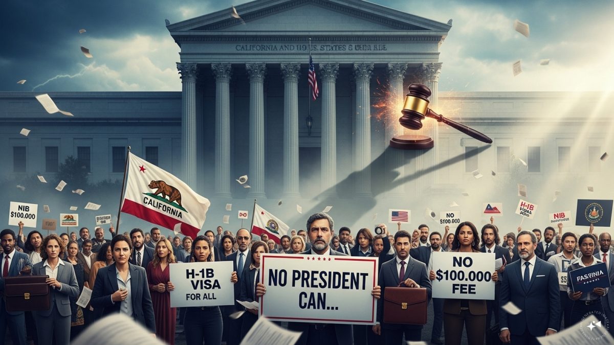 'No President can...': California and 19 US states sue to block Trump’s $100,000 H-1B visa fee 'No President can...': California and 19 US states sue to block Trump’s $100,000 H-1B visa fee