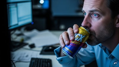 A new case study published in the journal BMJ Case Reports has increasingly linked energy drinks to potential heart risks, especially when people consume them too often or in large amounts. AI Image for Representation.