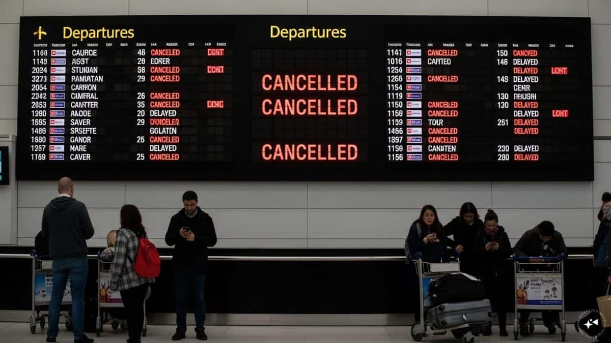 Winter storm Devin disrupts US holiday travel as more than 1,800 flights are grounded