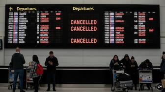 Winter storm Devin disrupts US holiday travel as more than 1,800 flights are grounded