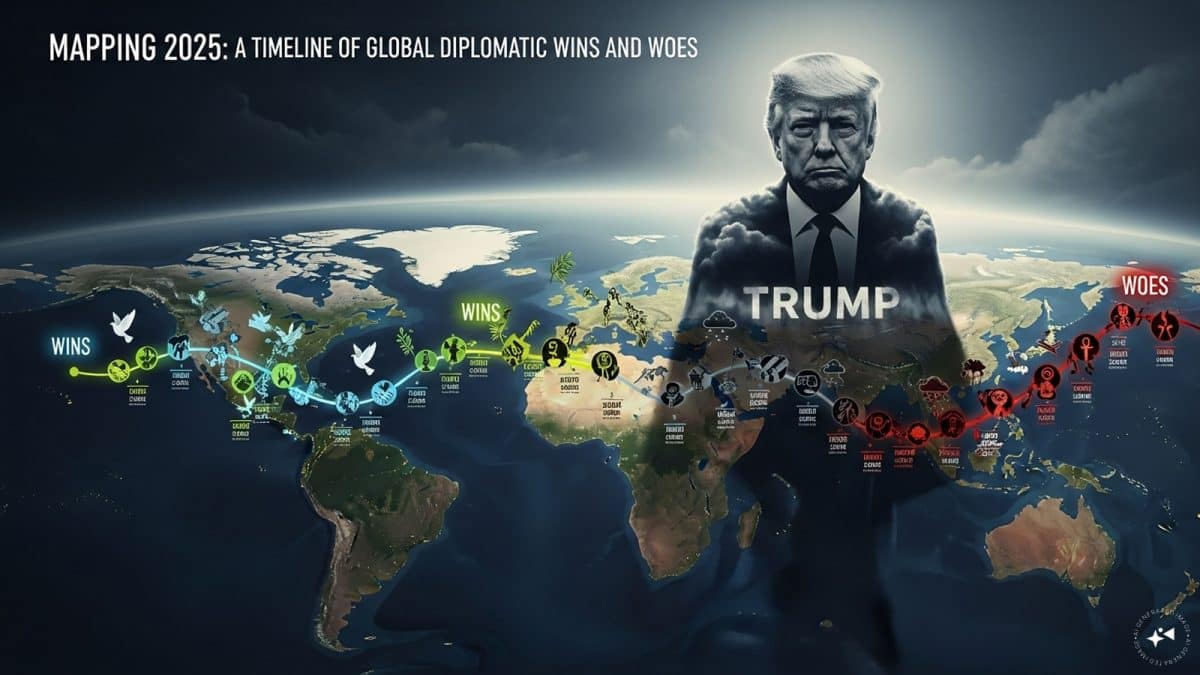 Mapping 2025: A timeline of global diplomatic wins and woes — Trump cloud looming large