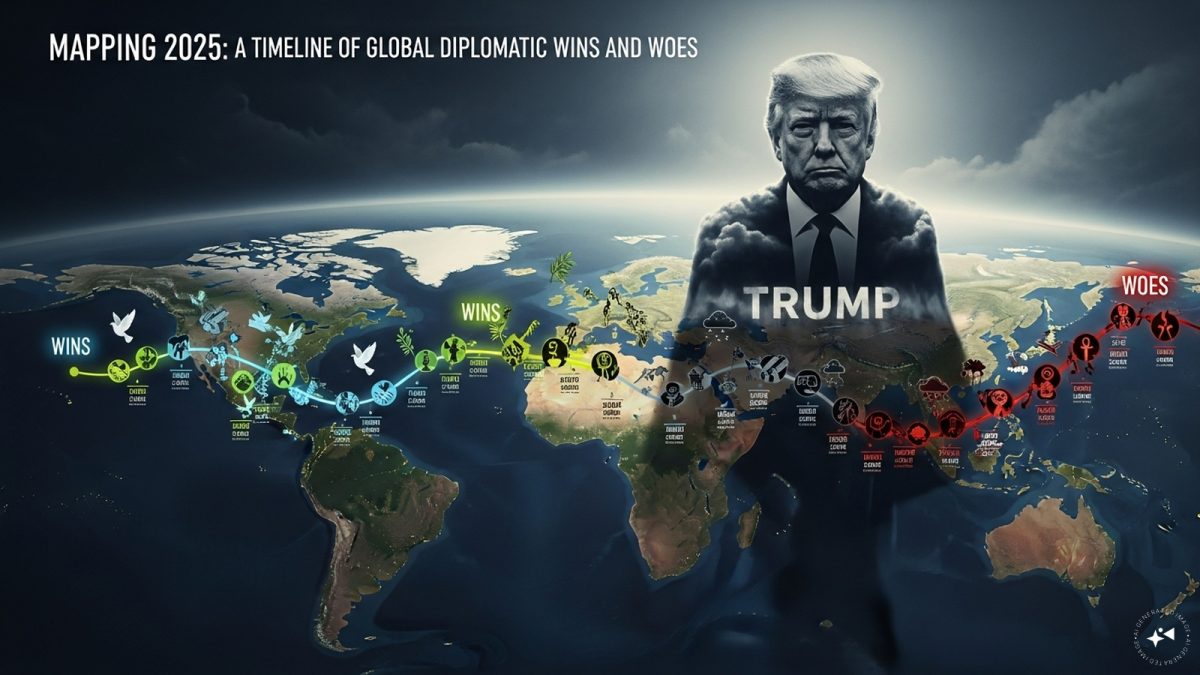 Mapping 2025: A timeline of global diplomatic wins and woes — Trump cloud looming large Mapping 2025: A timeline of global diplomatic wins and woes — Trump cloud looming large