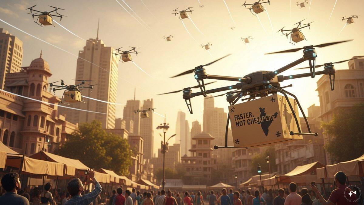 India Tests Drone Deliveries: Faster but Costly