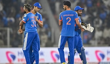 India have not lost a T20I series since December 2023. Image: AFP