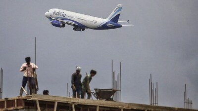 Navi Mumbai International Airport commenced commercial flight operations on Thursday. Image Credit: AP
