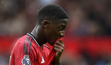 Kobbie Mainoo last featured in United's 4-4 draw against Bournemouth. Image: Reuters