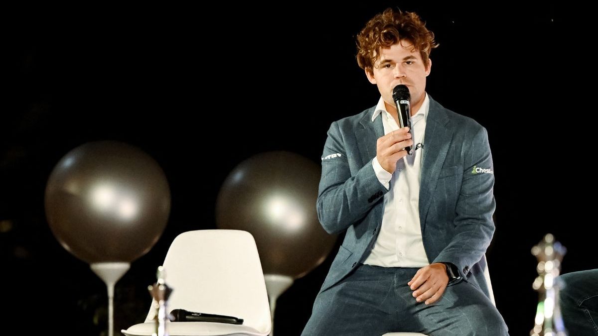 Magnus Carlsen has won thew first four rounds in Rapid category in Doha. Image: AFP Magnus Carlsen has won thew first four rounds in Rapid category in Doha. Image: AFP