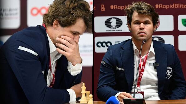 Why Magnus Carlsen used duct tape to cover sponsor logo at World Rapid Championship