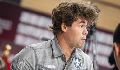 This is the fourth time Magnus Carlsen has completed the double. Image: X/Magnus