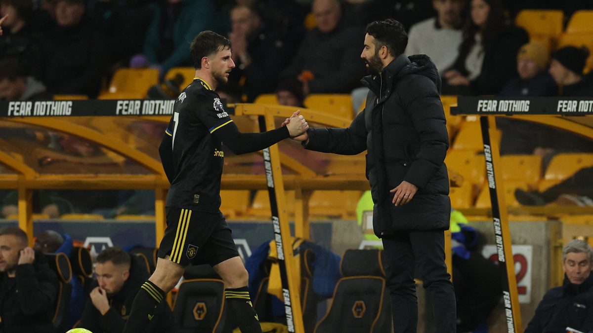 Ruben Amorim was happy with how Manchester United bounced back to beat Wolves. Image: Reuters Ruben Amorim was happy with how Manchester United bounced back to beat Wolves. Image: Reuters
