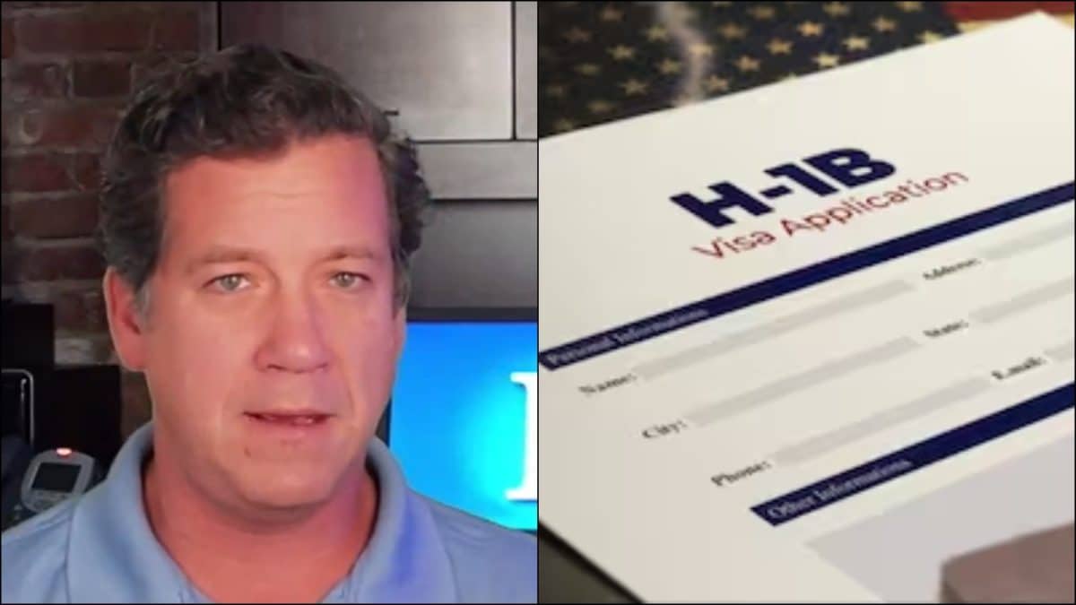 '1 H-1B worker equals 10 illegal aliens': US pollster sparks row with calls to ‘de-Indianise’ American firms '1 H-1B worker equals 10 illegal aliens': US pollster sparks row with calls to ‘de-Indianise’ American firms