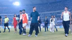 Lionel Messi GOAT Tour India Highlights: Messi leaves Hyderabad stadium after successful event