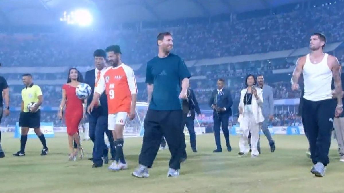 Lionel Messi GOAT Tour India Highlights: Messi leaves Hyderabad stadium after successful event Lionel Messi GOAT Tour India Highlights: Messi leaves Hyderabad stadium after successful event