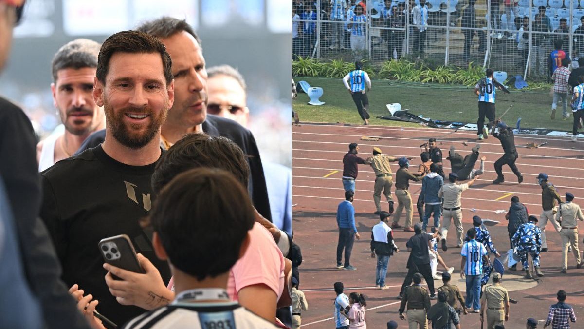 Lionel Messi GOAT Tour India LIVE Updates: Rahul Gandhi, Revnath Reddy wait for Messi at Taj hotel Lionel Messi GOAT Tour India LIVE Updates: Rahul Gandhi, Revnath Reddy wait for Messi at Taj hotel