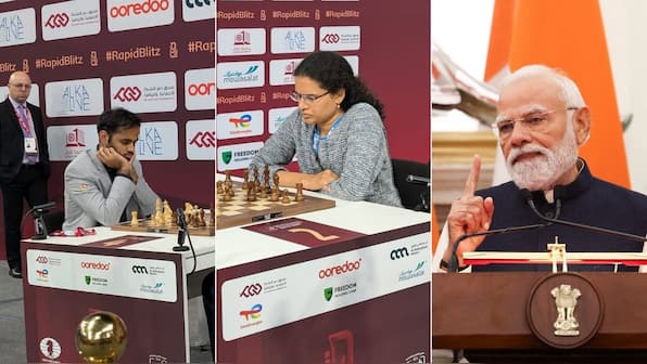 PM Modi lauds Koneru Humpy, Arjun Erigaisi after historic bronze at FIDE World Rapid Championships