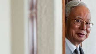 Malaysia's former Prime Minister Najib Razak, jailed for corruption in the multibillion-dollar 1MDB scandal, attends the verdict of his house arrest bid at Kuala Lumpur Courts Complex in Kuala Lumpur. Reuters