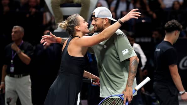 Kyrgios showers praise on Sabalenka after winning controversial 'Battle of Sexes': 'She's a hell of a competitor'