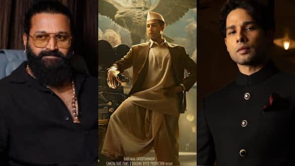 'Kantara' star Rishab Shetty praises Siddhant Chaturvedi's first look from legendary filmmaker V Shantaram's biopic