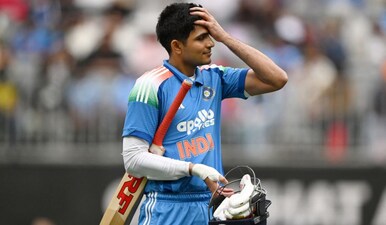 Shubman Gill has been struggling with poor form in T20Is. Image: AFP