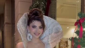 Urvashi Rautela gives a glimpse of her Christmas celebrations in new post- Watch
