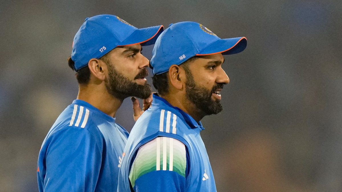 Virat Kohli and Rohit Sharna's Vijay Hazare Trophy matches are not being shown live. Image: PTI
Virat Kohli and Rohit Sharna's Vijay Hazare Trophy matches are not being shown live. Image: PTI