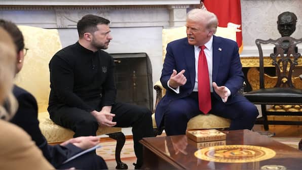 Trump casts himself as 'arbiter' of Ukraine peace deal, says Zelenskyy 'doesn't have anything without approval'