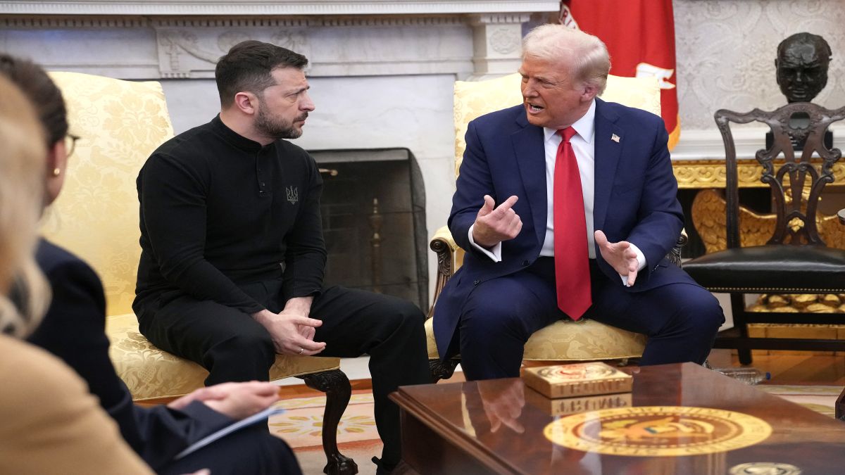 Trump casts himself as 'arbiter' of Ukraine peace deal, says Zelenskyy 'doesn't have anything without approval' Trump casts himself as 'arbiter' of Ukraine peace deal, says Zelenskyy 'doesn't have anything without approval'