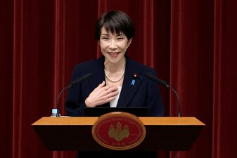 Japanese Prime Minister Sanae Takaichi will call for snap elections. File image/Reuters