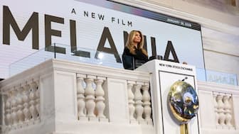 US first lady Melania Trump promotes Amazon MGM Studios’ upcoming documentary film "Melania" at the New York Stock Exchange (NYSE) in New York City, US. File image/Reuters