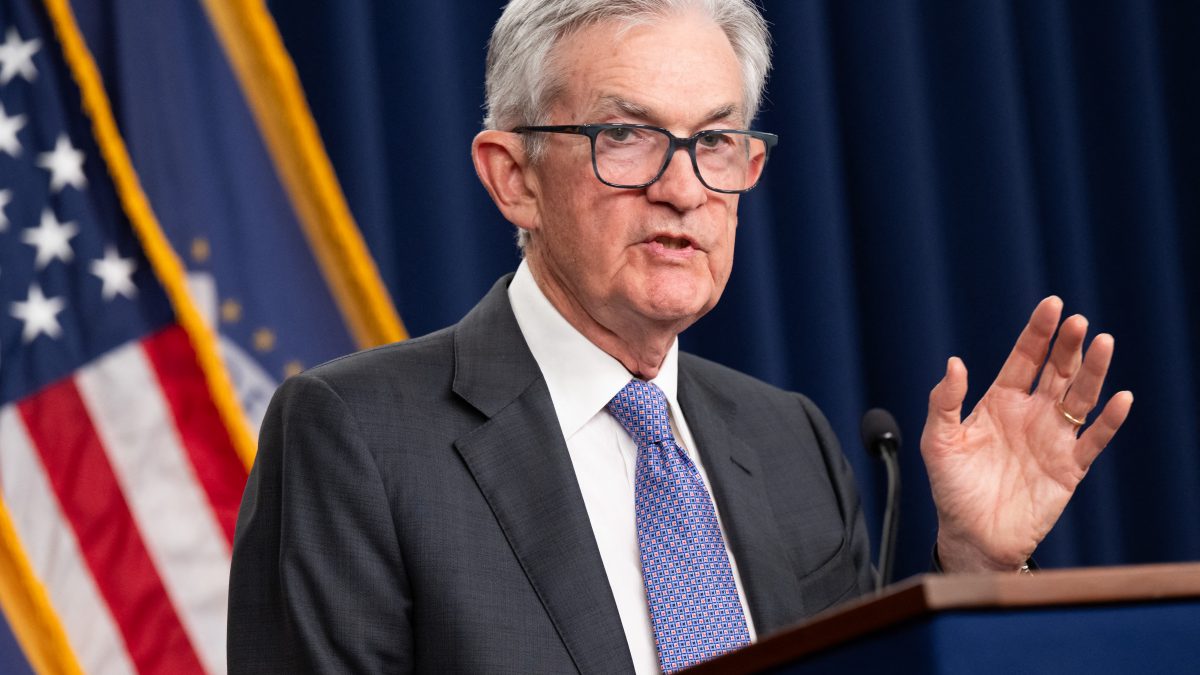 US Federal Reserve Board Chairman Jerome Powell speaks during a news conference following a Federal Open Market Committee (FOMC) meeting in Washington, DC. AFP US Federal Reserve Board Chairman Jerome Powell speaks during a news conference following a Federal Open Market Committee (FOMC) meeting in Washington, DC. AFP