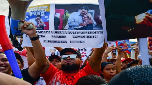 Maduro's supporters stage modest protest as Venezuelan govt courts US after regime's fall