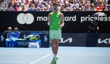 Carlos Alcaraz said his focus was only on enjoying tennis. Image: AP