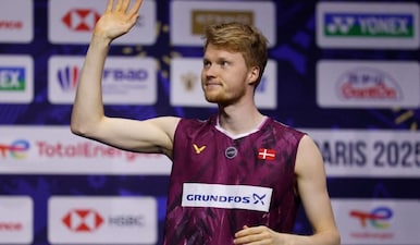 Anders Antonsen has revealed the reason behind his withdrawal from India Open. Image: Reuters