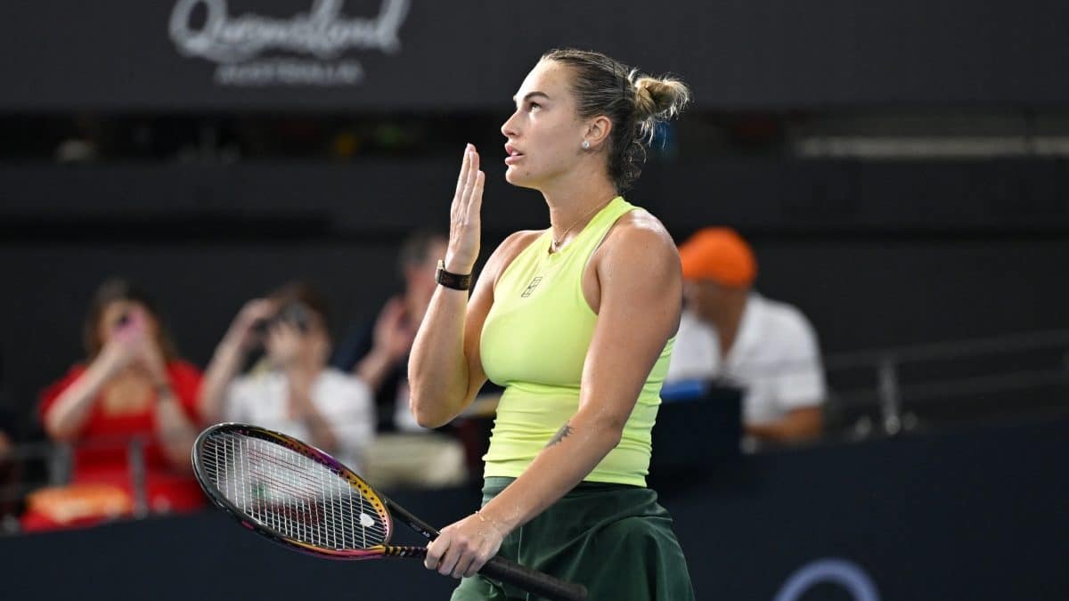 Aryna Sabalenka reacts to Marta Kostyuk refusing to shake hands after Brisbane International final: 'Doesn't matter if...'