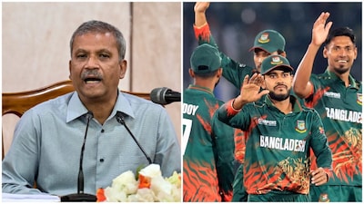 Bangladesh sports advisor Asif Nazrul has reiterated the BCB's stance of refusing to compromise on the senior men's team's "safety and secuity" during the T20 World Cup. Image: AFP/Reuters
